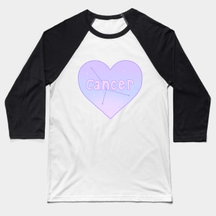 Cancer Constellation Heart Baseball T-Shirt